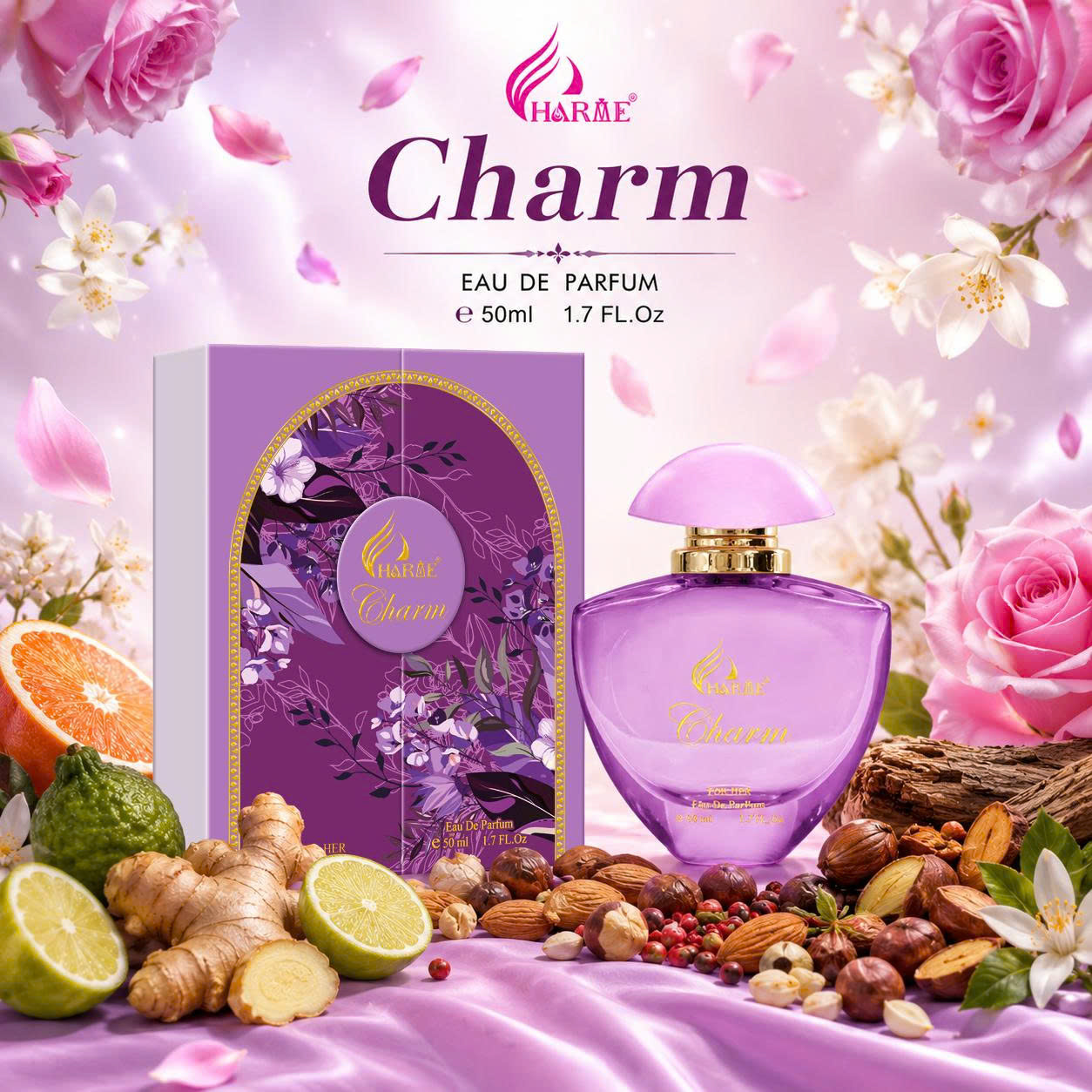 Nước Hoa Charmmee CHARM 50ML - DÀNH CHO NỮ