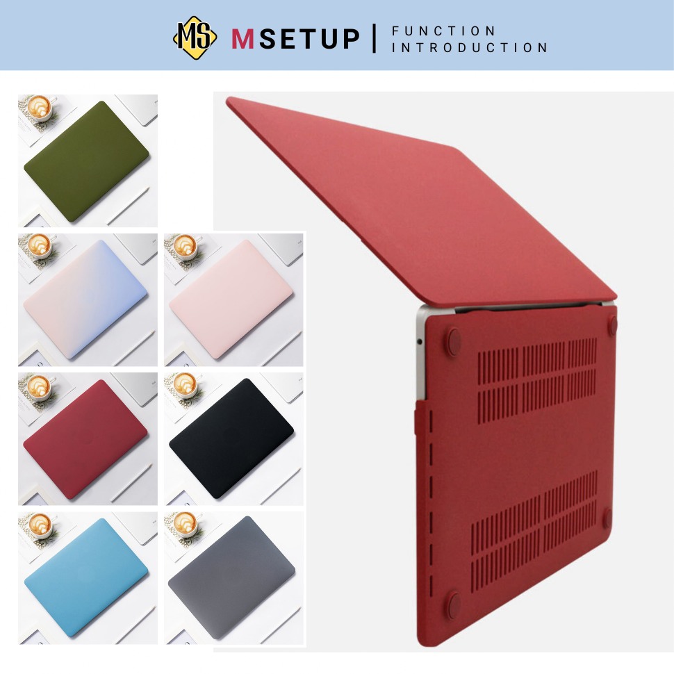 Case Ốp Macbook Màu Pastel (Không kèm lót phím) - Đủ Model Pro Air M1 M2 M3, Ốp Lưng Macbook  12 13 14 15 16 inch