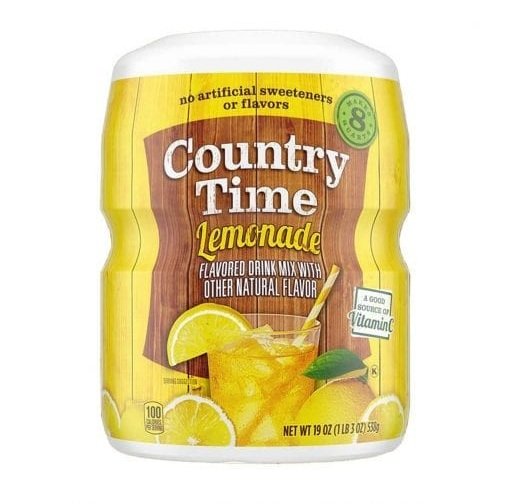 date 2023 Bột pha nước chanh Country Time Lemonade -hủ 538g