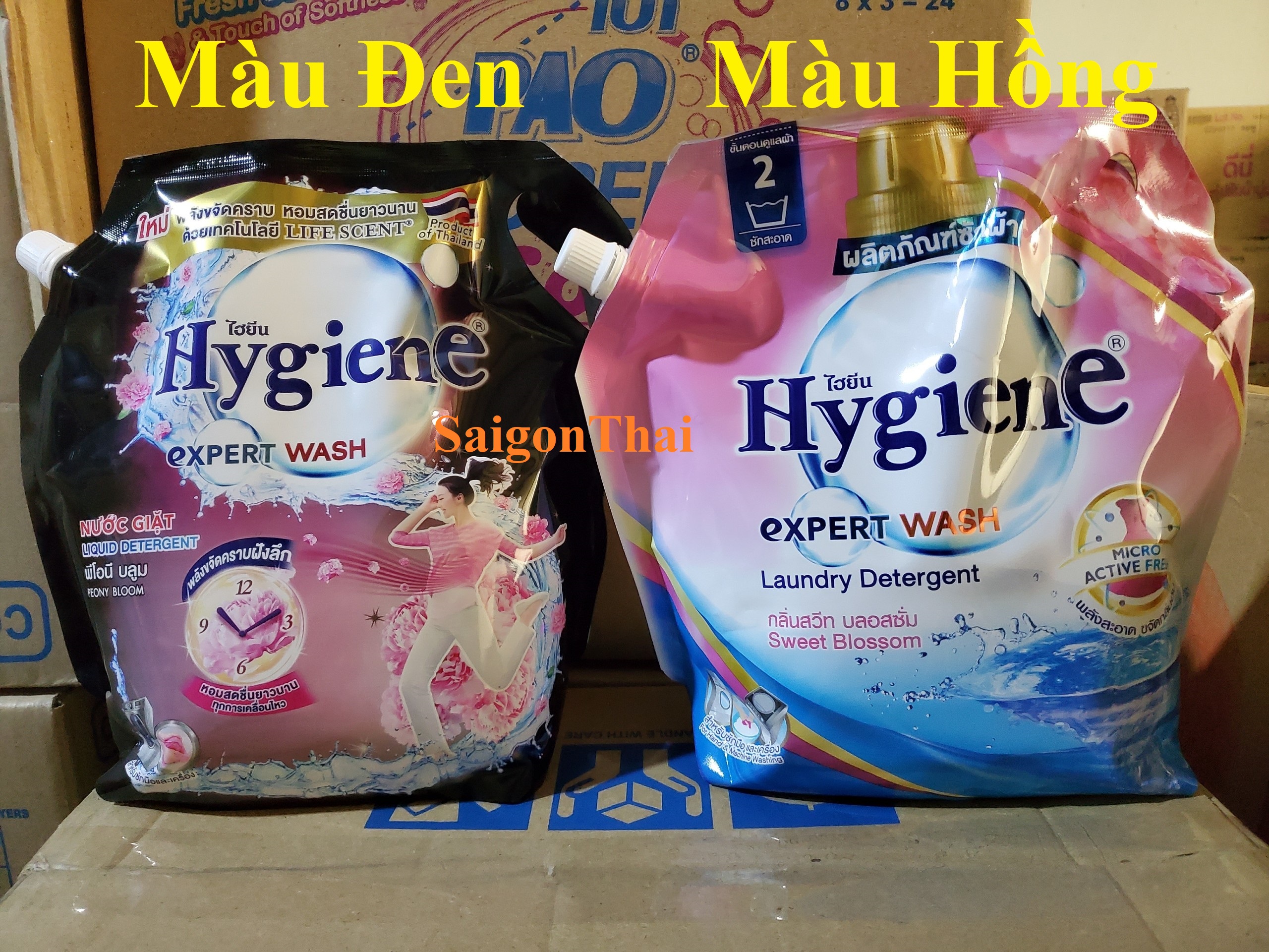 Nước giặt đậm đặc Hygiene túi 1800 ml chất lượng Cao- Thái Lan