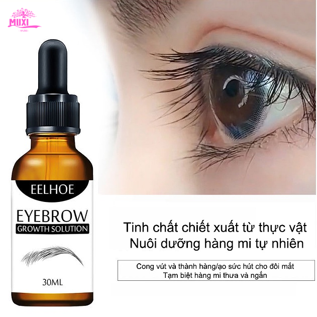 Serum dưỡng mày Tinh chất tăng trưởng lông mày Serum Kích Thích Mọc Râu Mọc Lông Mày 30ml Kích thích mọc lông mày, giúp lông mày đen và