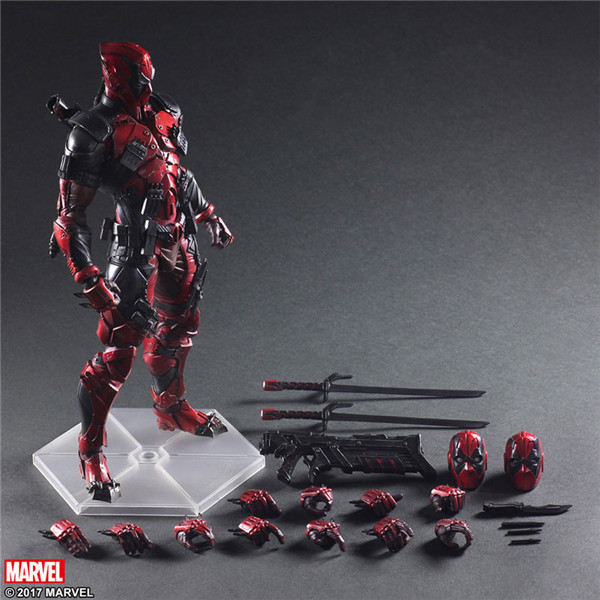 MH08 Mô Hình Deadpool Play Arts Kai Cao 25cm Mô Hình DeadPool PAK