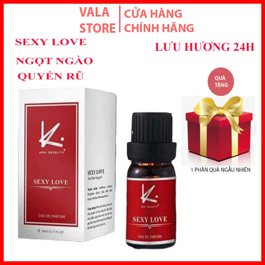Nước Hoa Vùng Kín Sexy Love Lưu Hương 24h chai 5ml-Bí Quyết Để Cô Bé Quyến Rũ Hơn