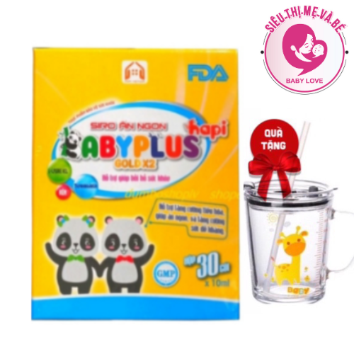 [SALE 3 NGÀY] SIRO ĂN NGON BABYPlus HẾT BIẾNG ĂN TĂNG CÂN - TĂNG SỨC ĐỀ KHÁNG HỘP 30 GÓI