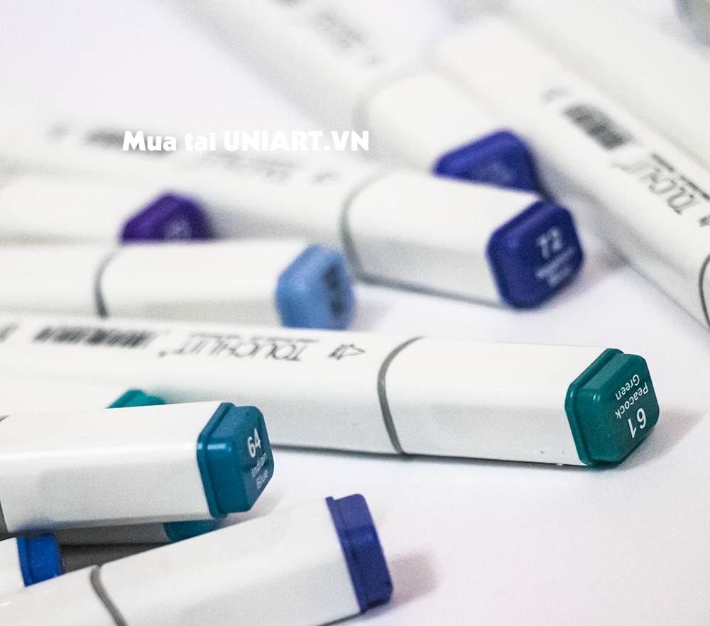 Cây lẻ Marker Touchliit 6 Tone Blue ( 59 - 77 )