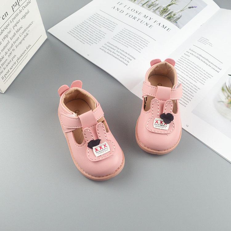 GIÀY BÚP BÊ MỀM HÌNH THỎ DỄ THƯƠNG PHOM NHỎ - GIÀY BÉ GÁI