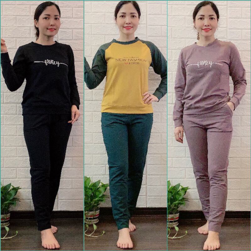 Bộ Nỉ Thể Thao Mặc Nhà - Hàng xuất khẩu chất lượng