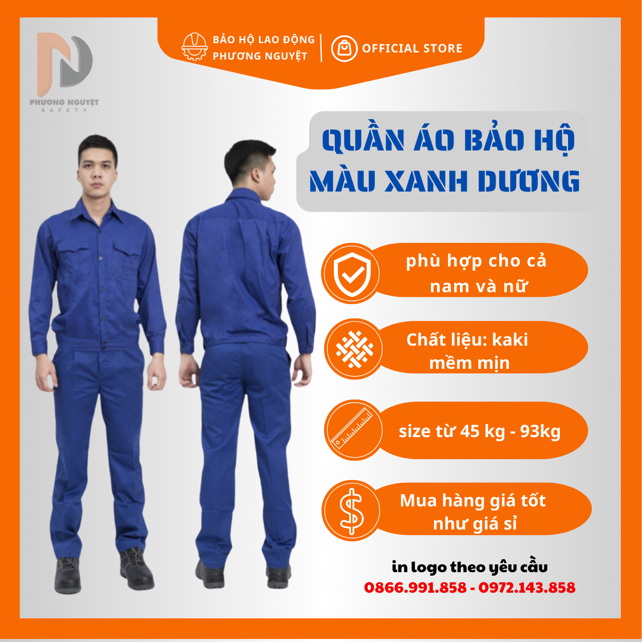 Quần Áo Bảo Hộ Lao Động, quần áo Công Nhân màu xanh