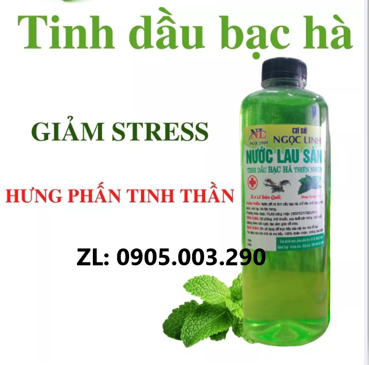 2000ml nước lau sàn tinh dầu bạc hà