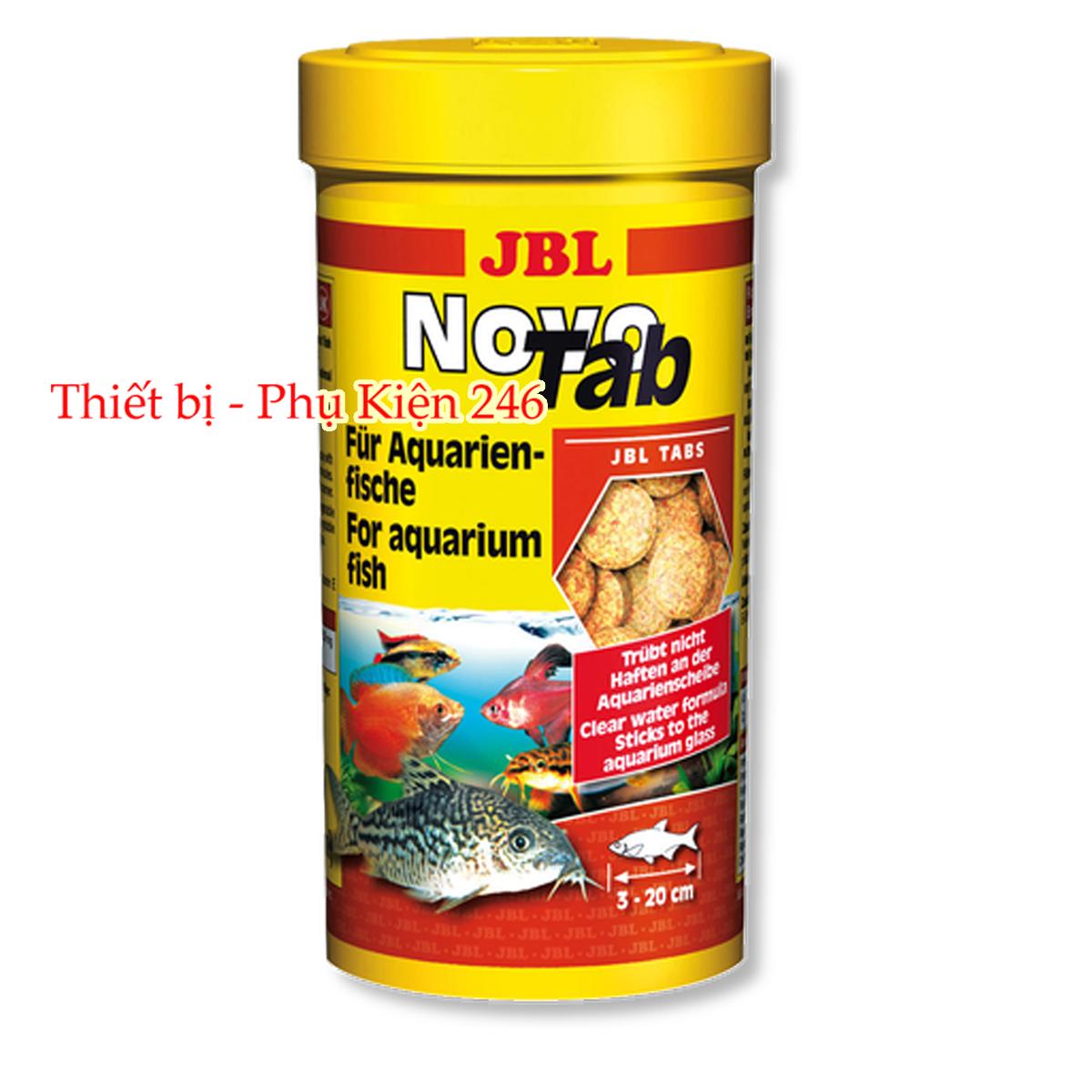 JBL NovoTab Thức ăn viên dán dành cho cá trong hồ thủy sinh ( Đức) - 160 viên