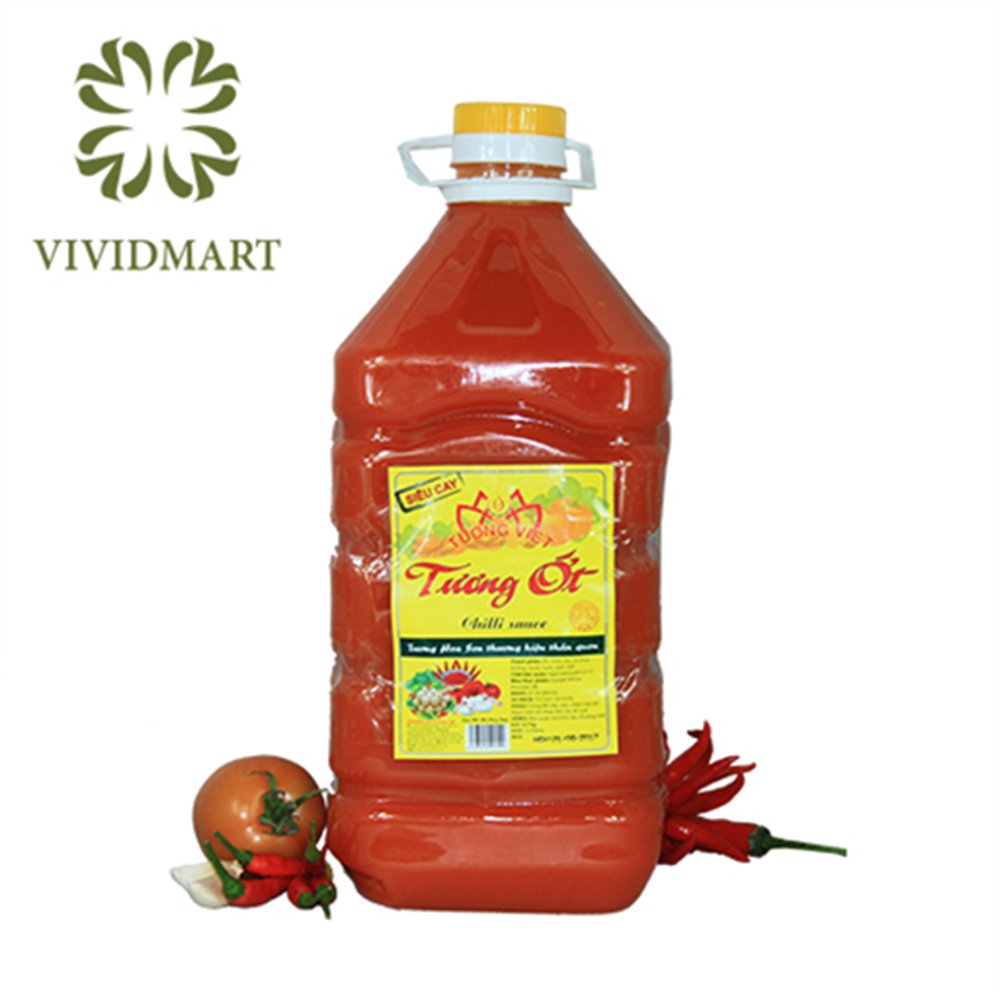 Tương ớt - bình 5kg - hoa sen