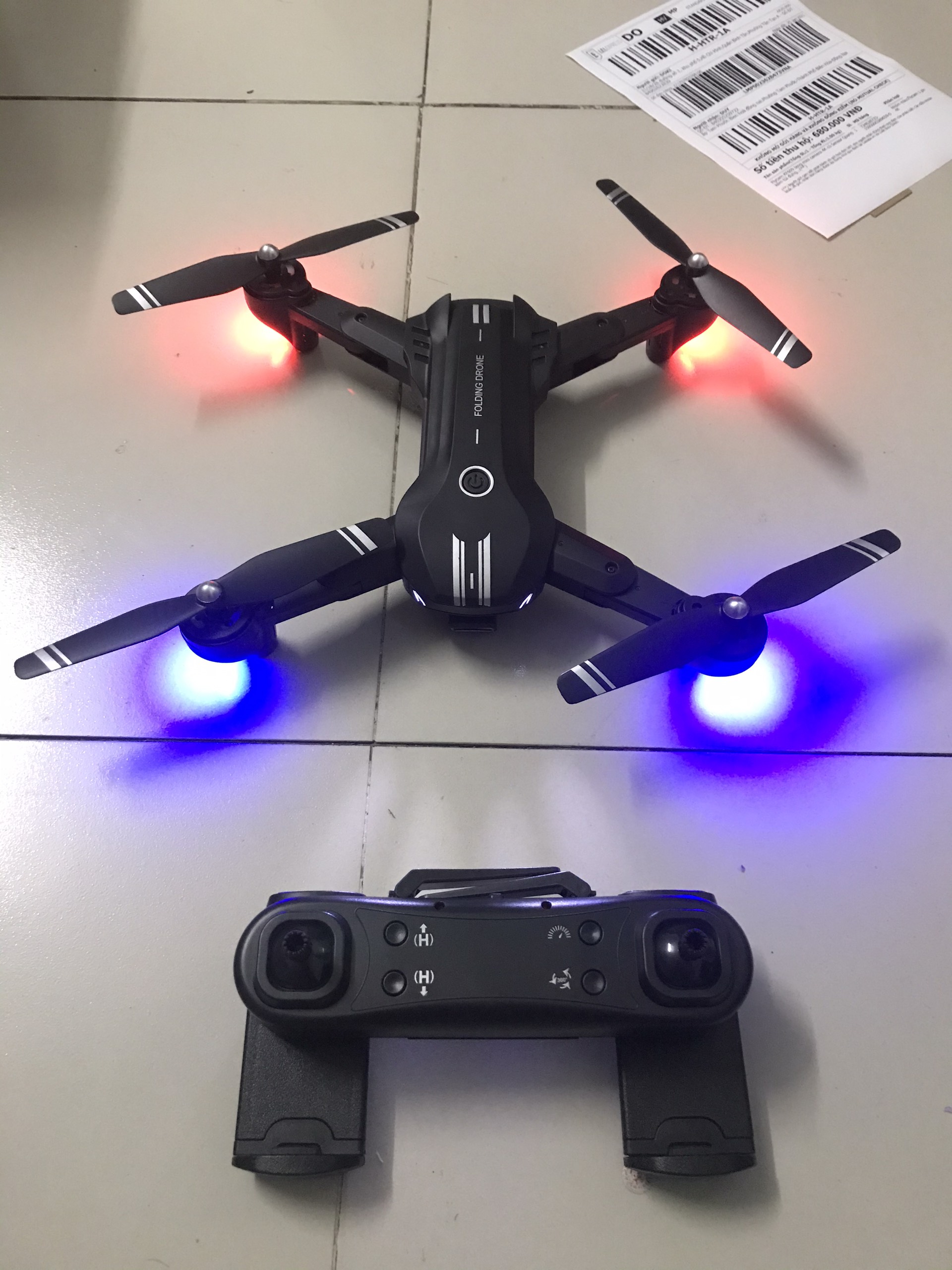 Flycam H168 4k mắt Quang