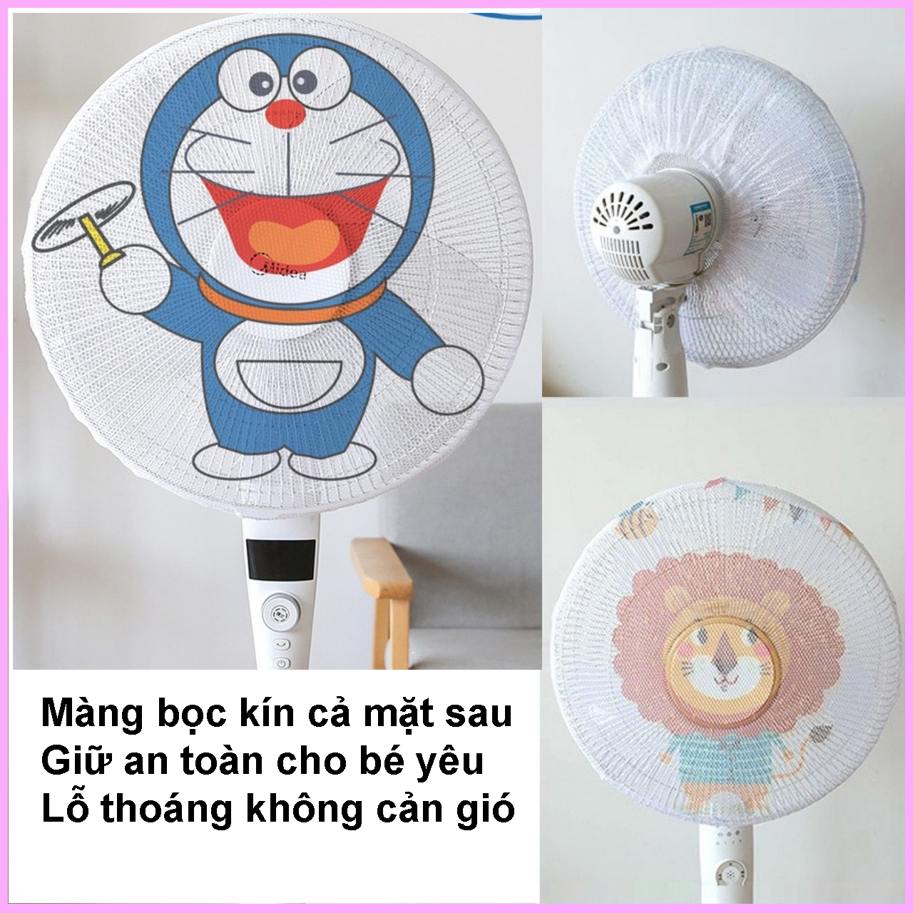 Lưới bọc quạt, màn bọc quạt - an toàn cho bé yêu