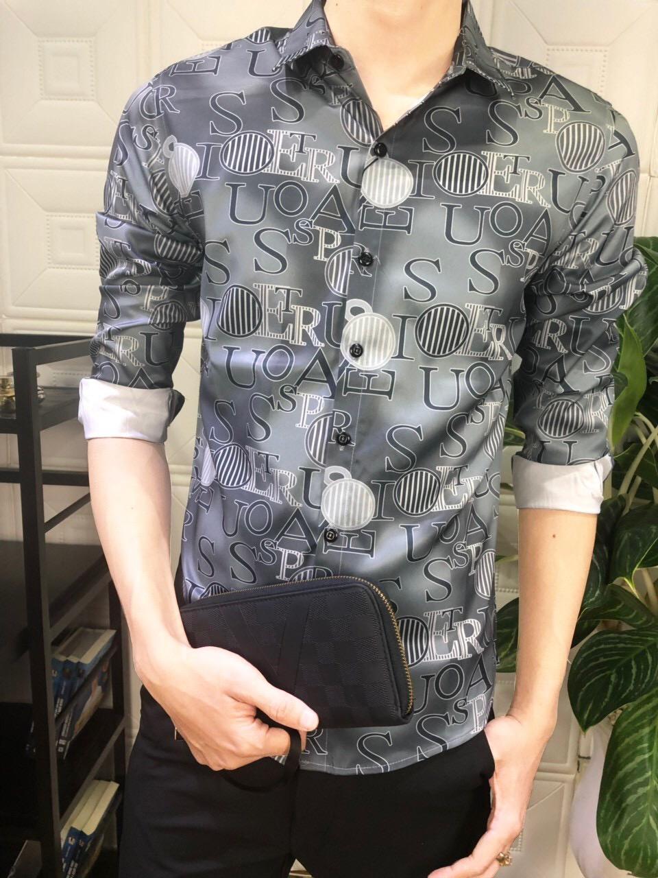 Áo sơ mi nam vải lụa thời trang cao cấp fashionnew smn101