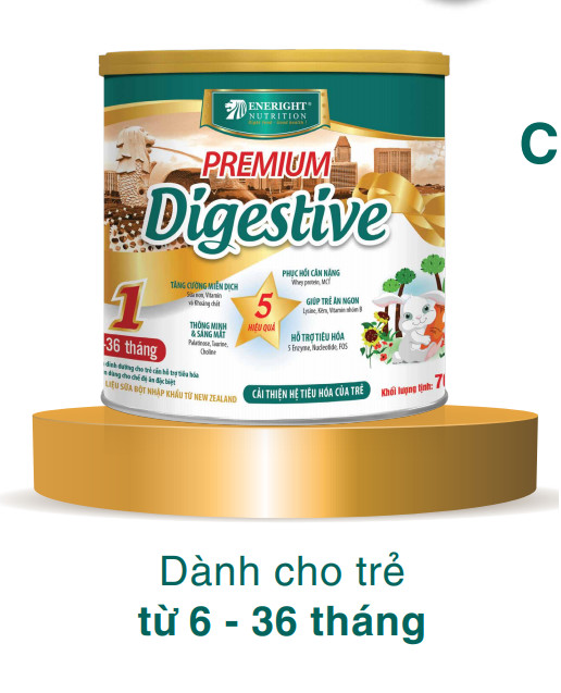 Sữa digestive 1 cho trẻ táo bón biếng ăn & suy dinh dưỡng trẻ từ 6 - 36 tháng