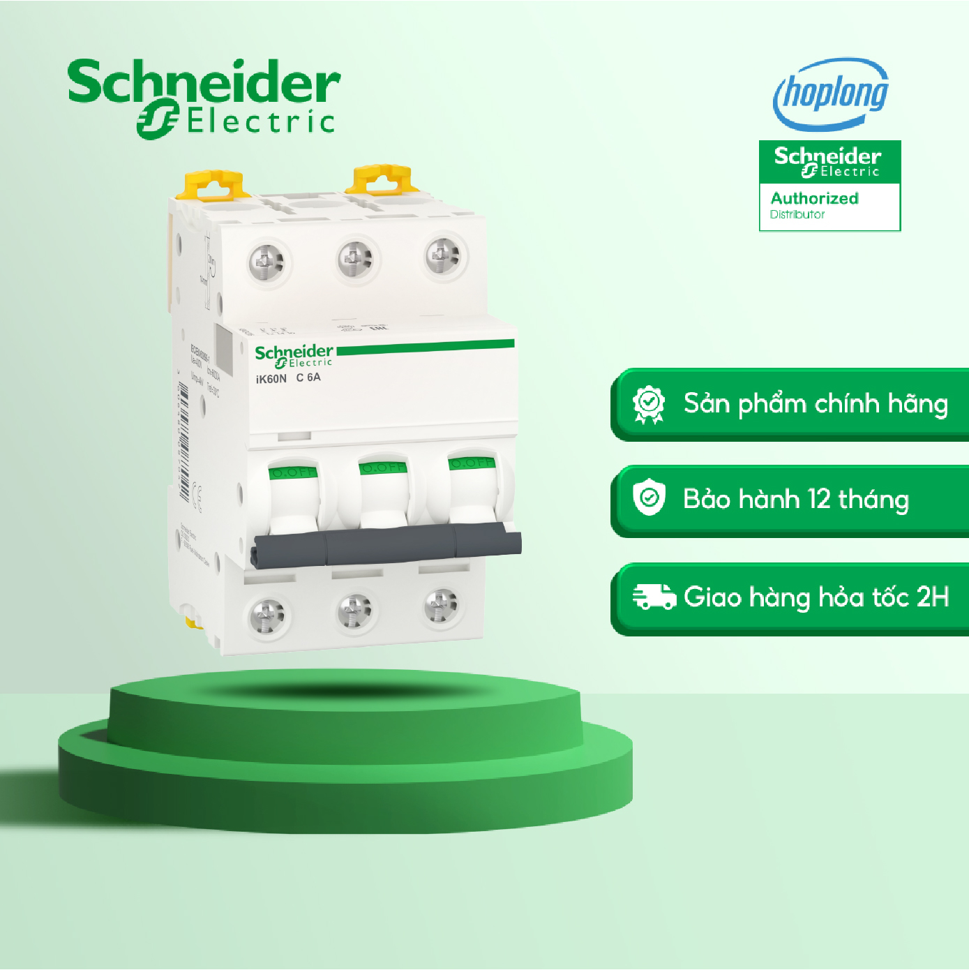 Cầu dao tự động acti 9 ik60 3p schneider a9k24306 a9k24310 a9k24316 a9k24320 a9k24325 a9k24332 a9k24340 a9k24350 a9k24363