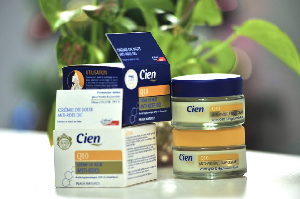 Kem dưỡng da chống lão hóa Cien Q10 50ml bản nội địa Pháp