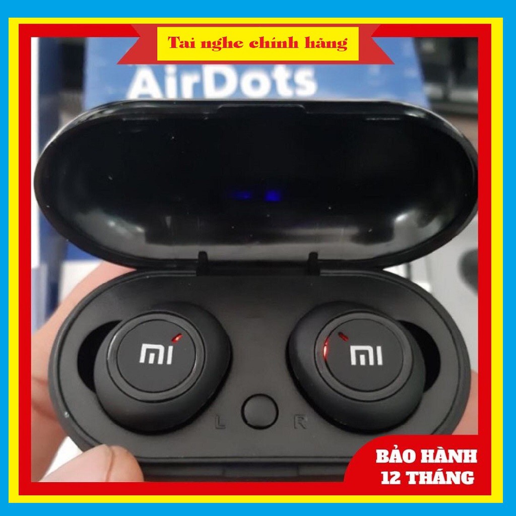 Tai nghe bluetooth - Tai Nghe Bluetooth Chính hãng Xiaomi Redmi AirDots 2 Đen 5.0 TWS kết nối cực nhanh,BH12T