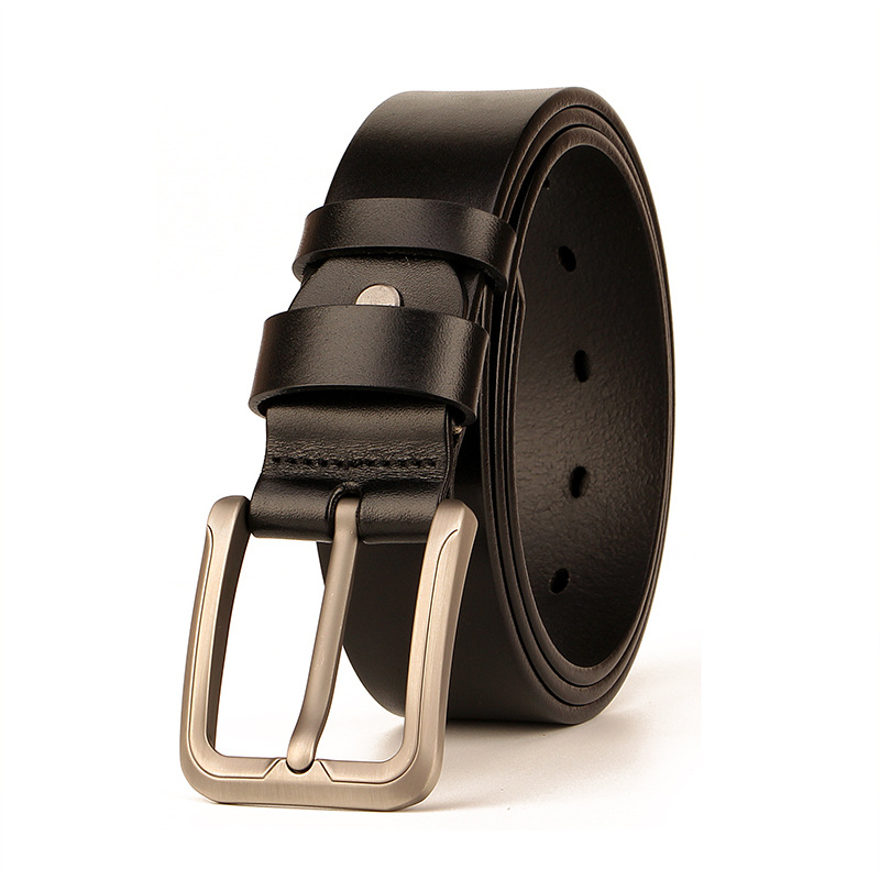 Thắt Lưng Da Nam, dây lưng da bò 100%, mặt khóa kim tiện lợi - Bảo hành 3 năm