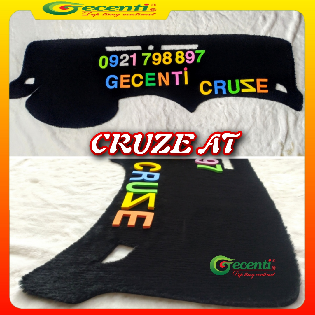 Thảm taplo lông thú cruze at-thương hiệu gecenti