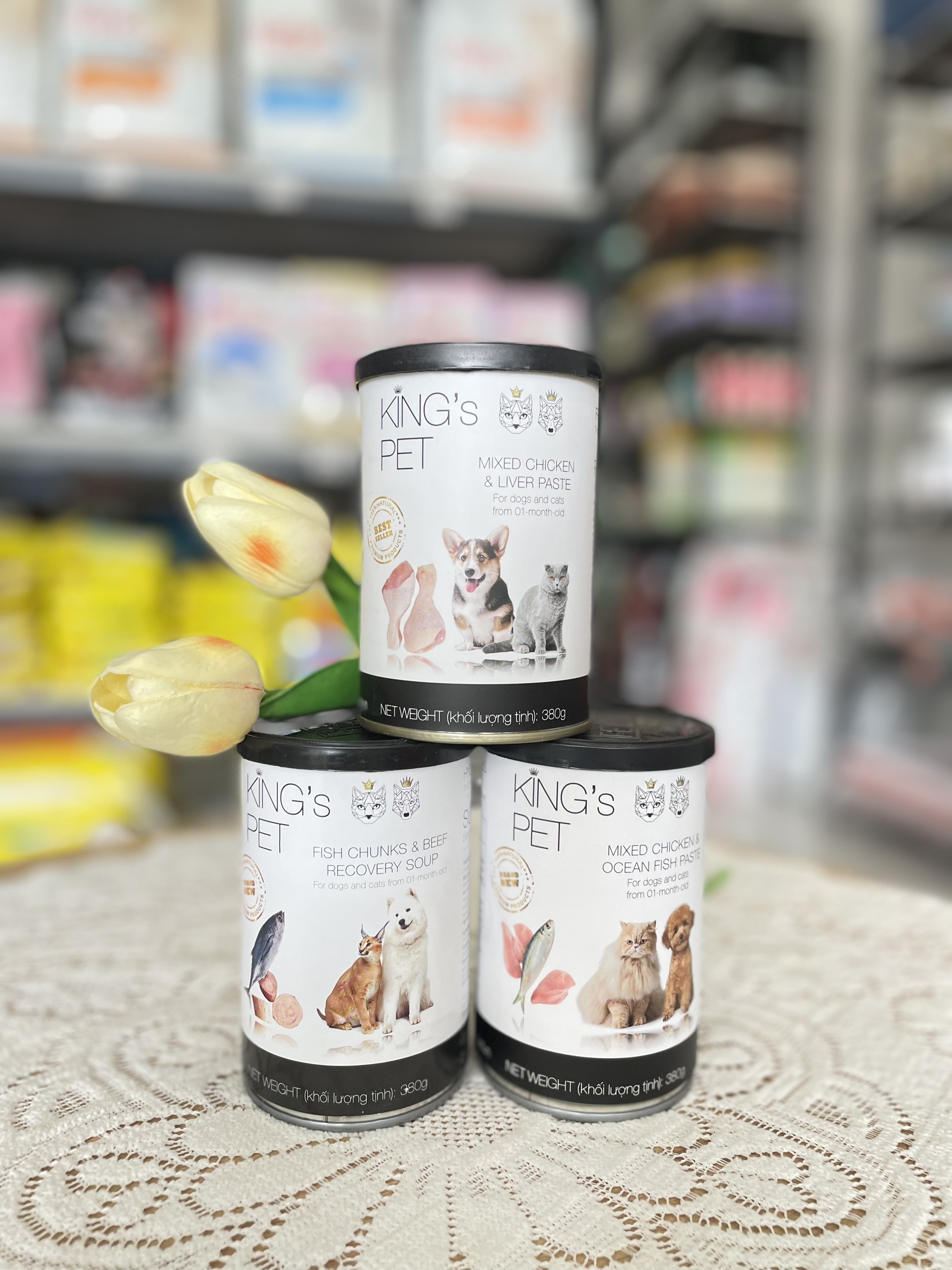 Pate king pet cho chó mèo