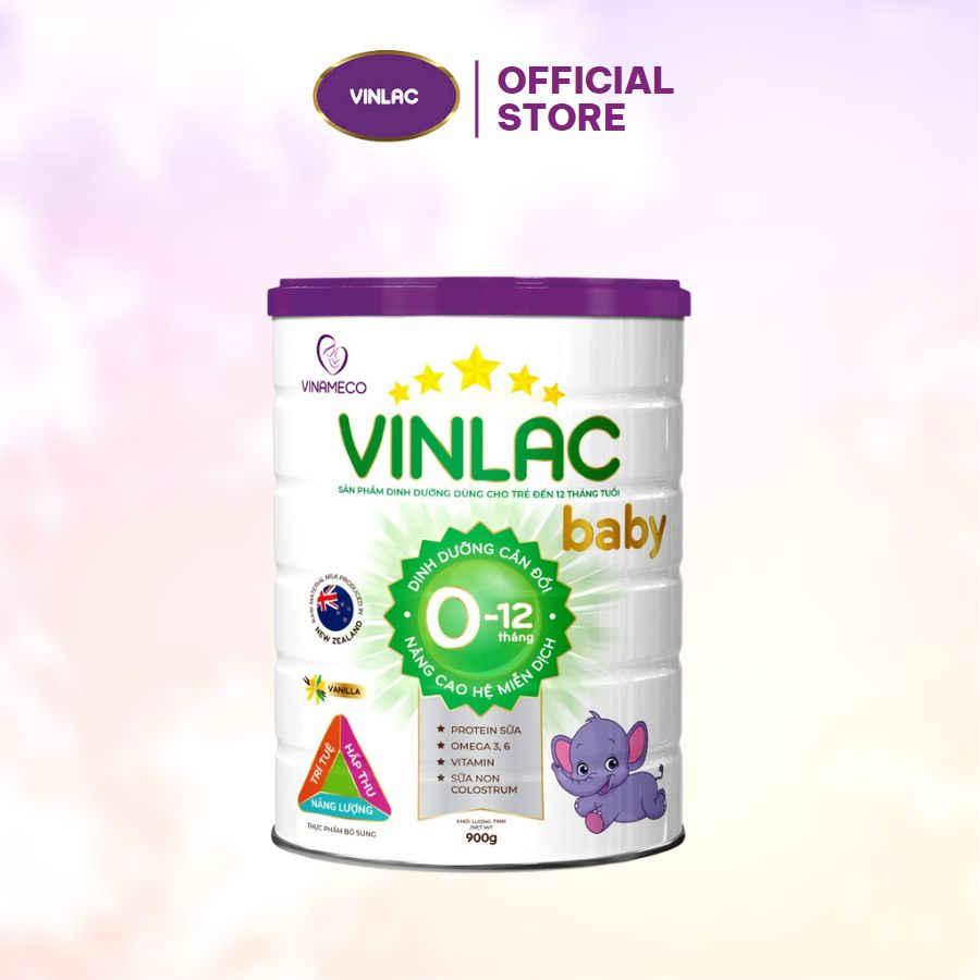 Sữa bột vinlac baby 900g