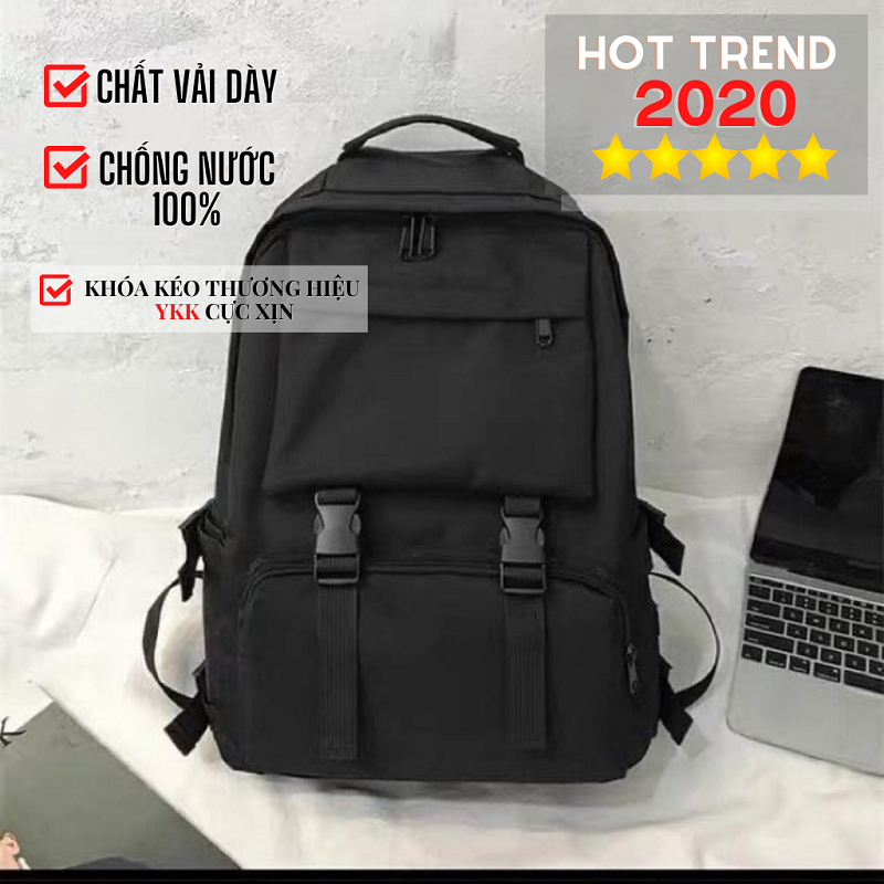 Balo chống nước - Unisex nam nữ - vải xịn - nhiều ngăn chi tiết tiện dụng  - có ngăn đựng laptop