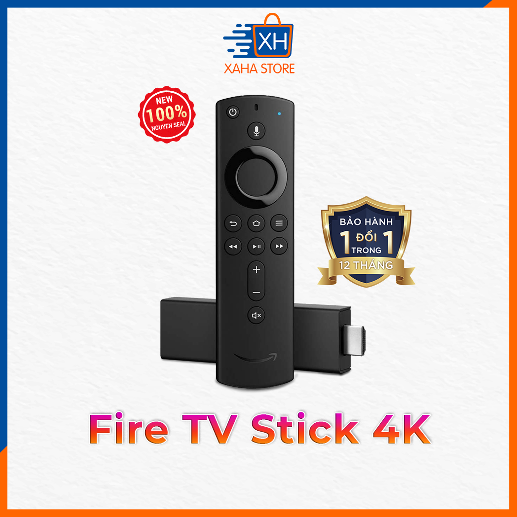 [Hoàn Tiền MAX] Thiết bị Streaming Fire TV Stick 4K / 4K Max - kèm Alexa Voice Remote (Fire TV Stick 4K/ 4K Max streaming device with Alexa built in Dolby Vision includes Alexa Voice Remote latest release)