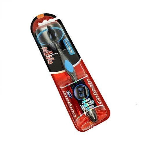 Bàn Chải Đánh Răng Colgate 360 Charcoal Spiral