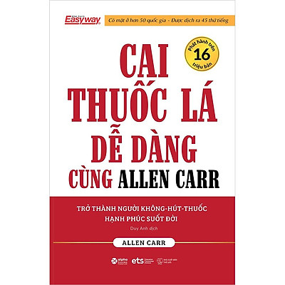 Sách - Cai thuốc lá dễ dàng cùng Allen Carr