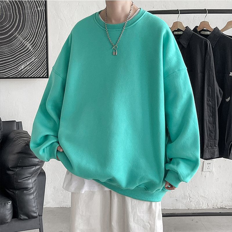 Áo sweater Trơn nam nữ form rộng, áo tay dài sweater unisex, áo sweater basic nỉ bông dày mềm mịn.