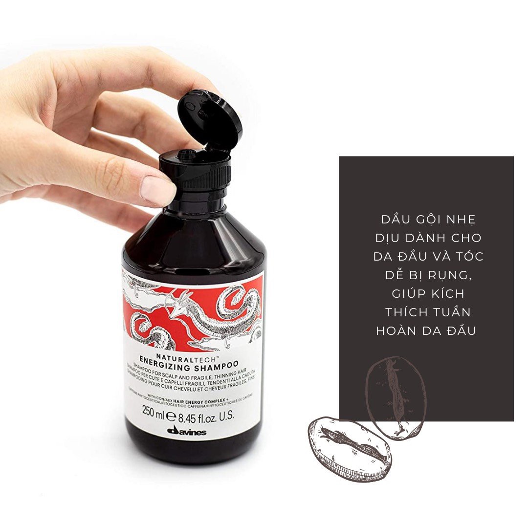 Davines energizing shampoo (Gội chống rụng DAVINES)
