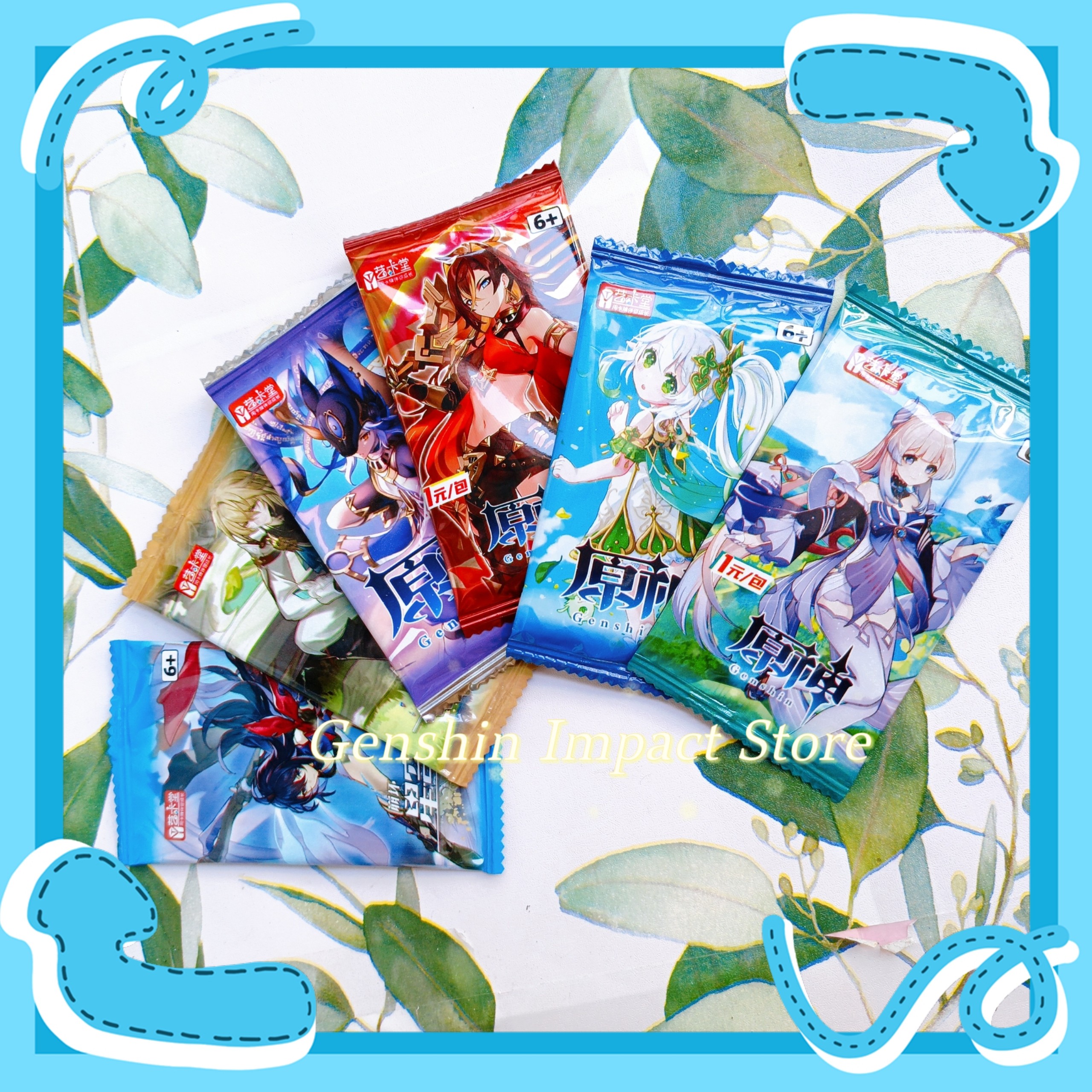 Gói thẻ card nhân phẩm Genshin Impact & Honkai Star Rail