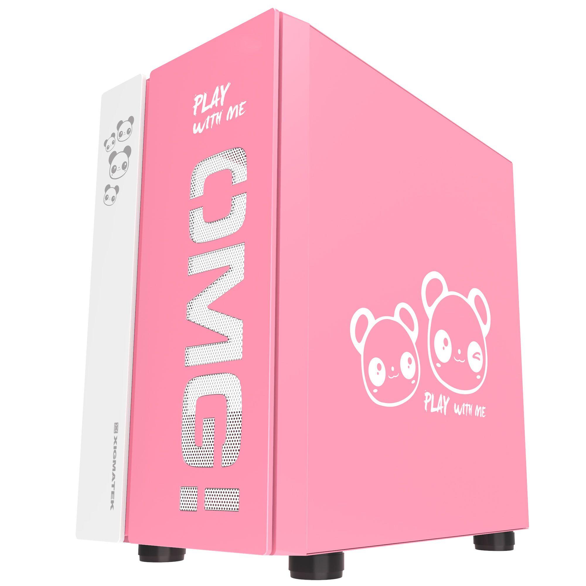 Vỏ Case XIGMATEK OMG queen  - GAMING M-ATX Không Fan , Vỏ Cây máy tính , vỏ cây gaming, vỏ case gaming , vỏ cây MATX , vỏ cây đẹp, vo cay gaming , vo case may tinh, vo case gaming , vo case MATX , vỏ case hồng , vỏ case gaming hồng