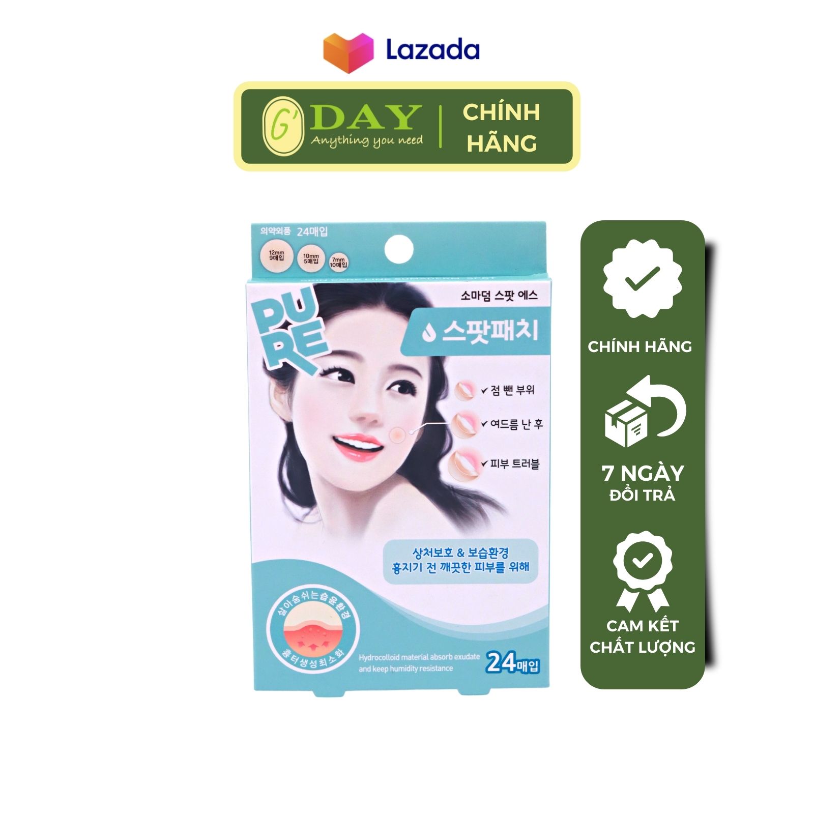 Miếng dán mụn Somaderm Spot 24pcs