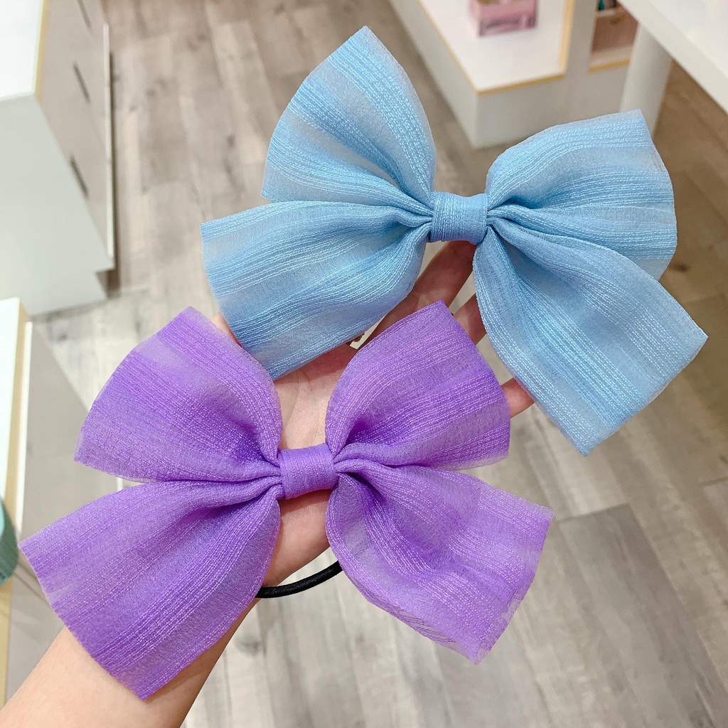 Cột Tóc Nơ, Cột Tóc Hàn Quốc, Phụ Kiện Tóc Nữ Dễ Thương, Cột Tóc BT21