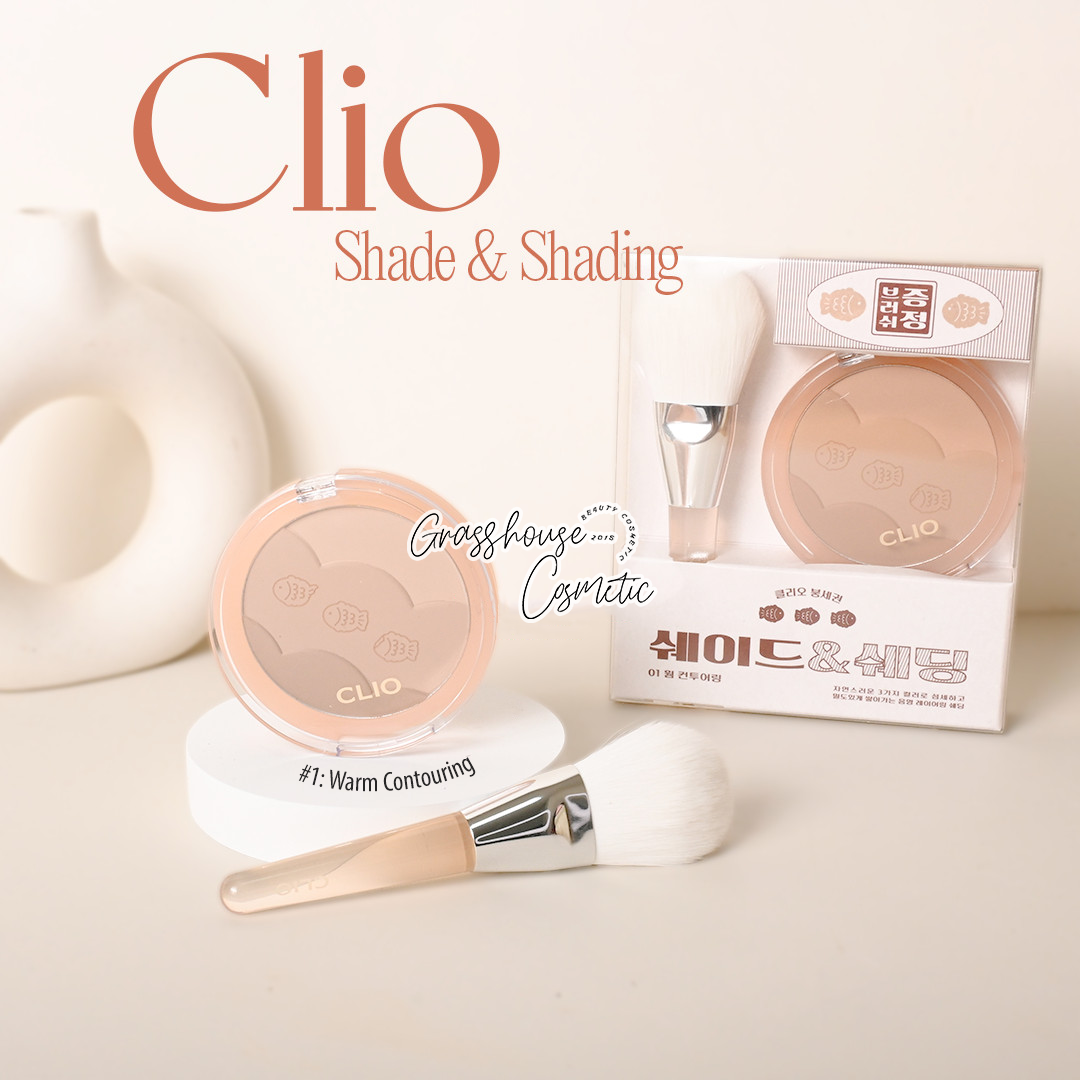 Phấn Tạo Khối Clio Shade & Shading TẶNG KÈM CỌ - Hình Con Cá