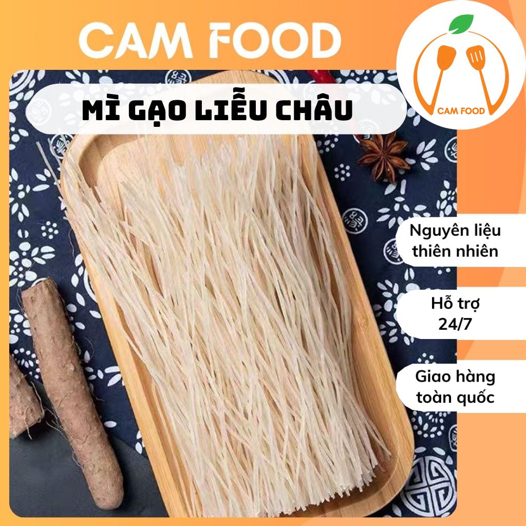 Mì Gạo Liễu Châu Sợi Mì Mềm Dẻo, Dai Dai Vừa Phải, Thành Phần Từ Bột Gạo Tự Nhiên
