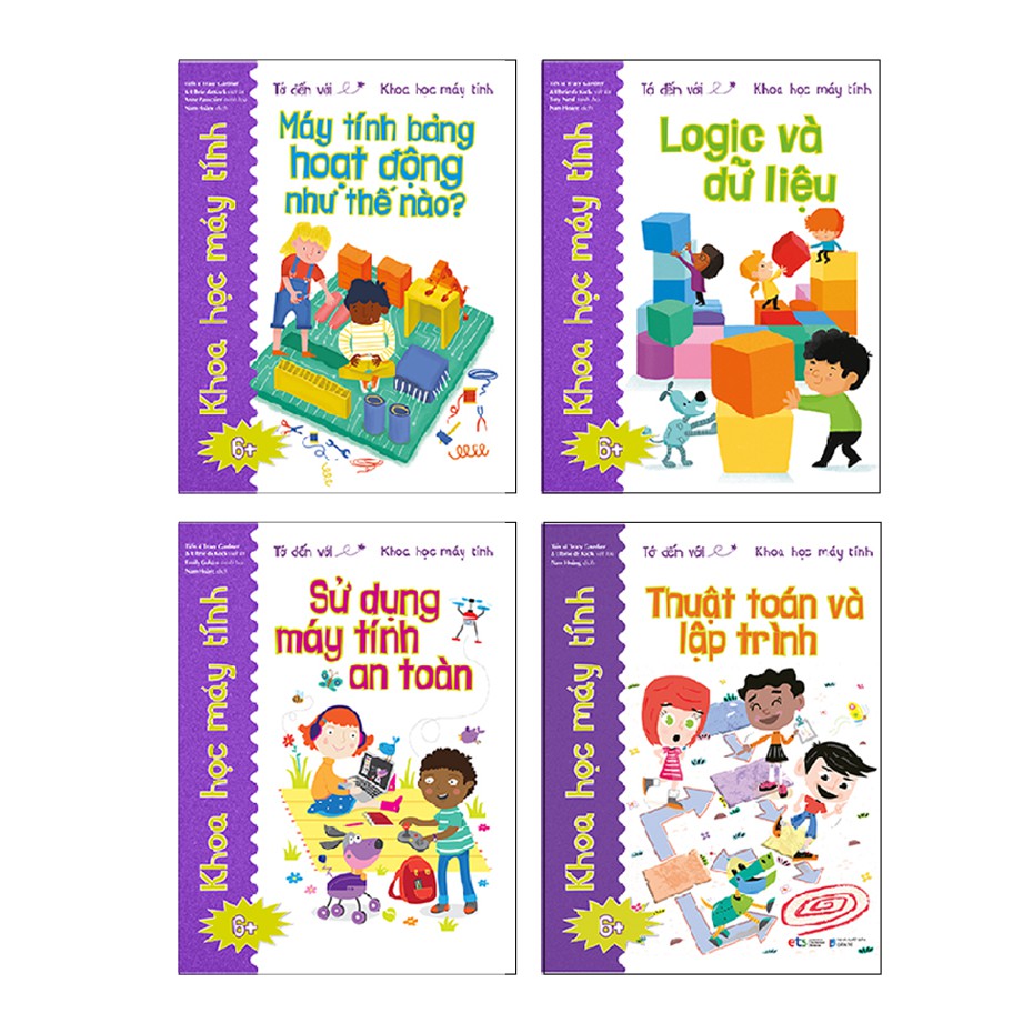 Sách - Bộ Tớ Đến Với Khoa Học Máy Tính (4 Cuốn) - Thương hiệu ALPHABOOKS Giá 117,600 Đồng*Miễn phí vận chuyển