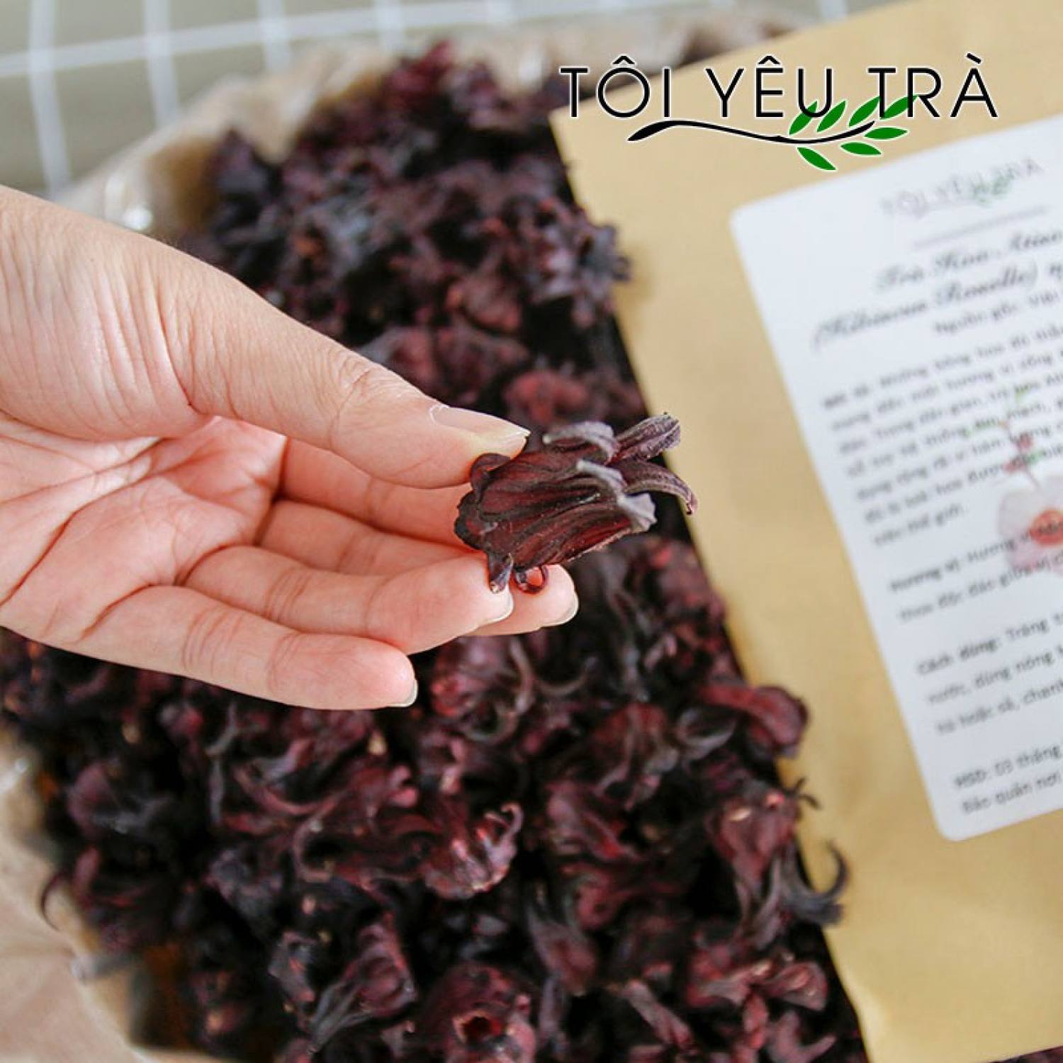 Trà Hoa Atiso đỏ Nguyên Bông