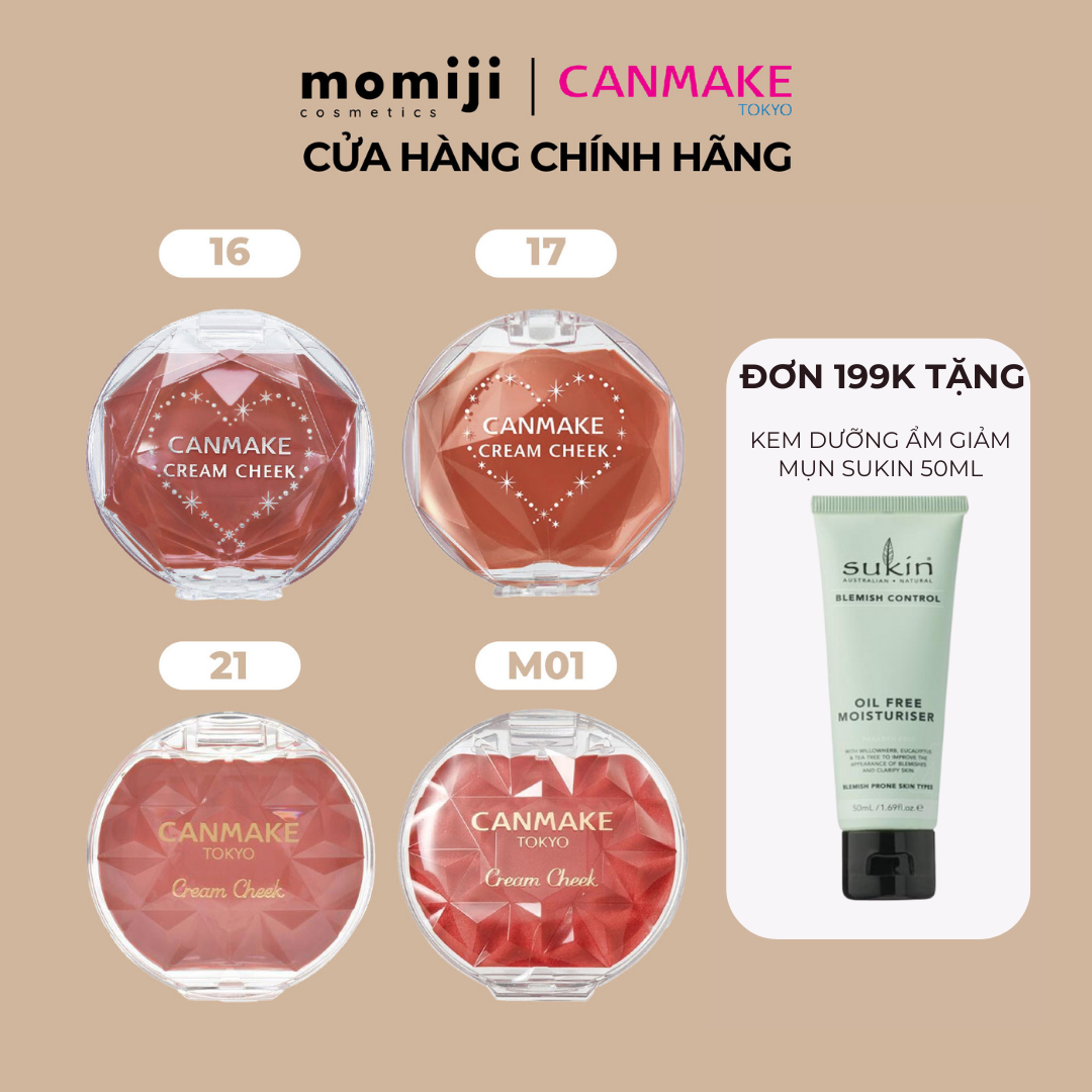 (MÀU HOT) Canmake Má Hồng Kem
