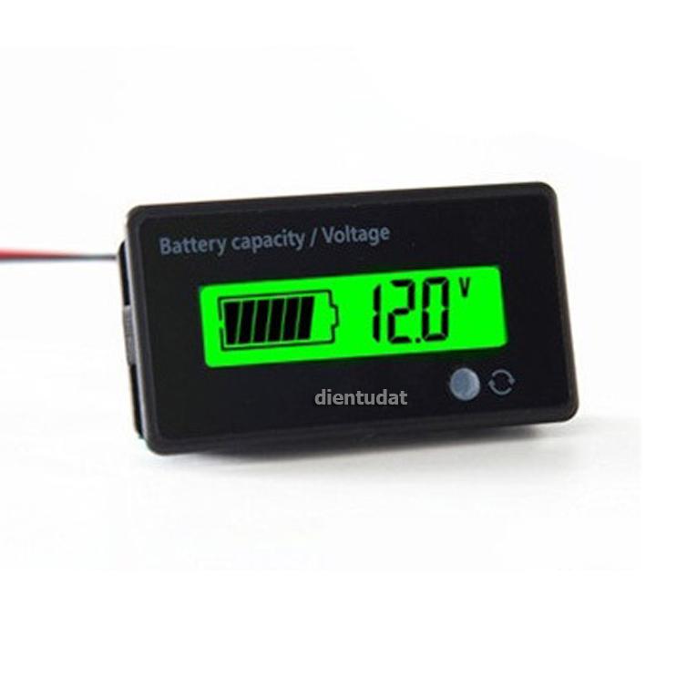 Đồng hồ báo phần trăm pin lcd - 1 nút