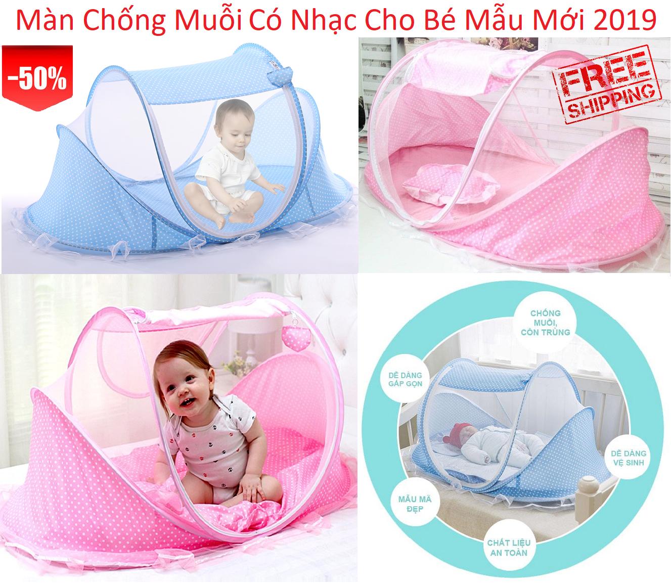 Màn Cho Bé - Màn Dành Cho Cũi - Màn Chụp Tự Bung Cao Cấp ... Màn, Mùng Chụp Chống Muỗi Cho Bé - An Toàn Cho Bé