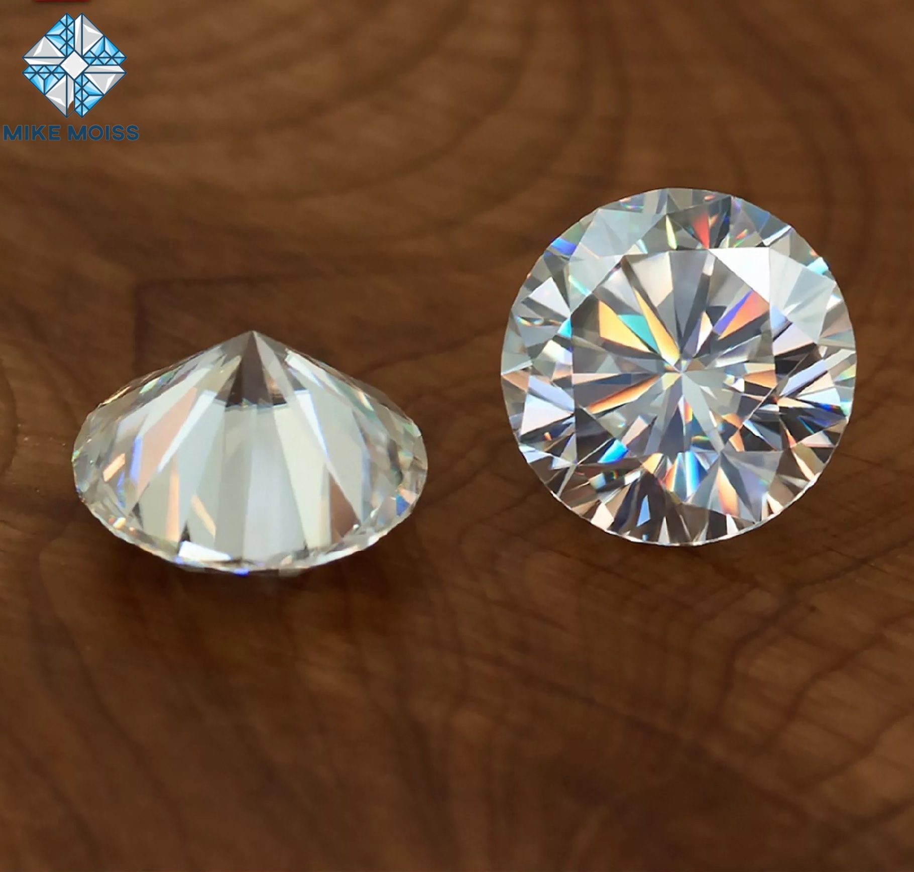 ( SIZE 7LY2 ) KIM CƯƠNG NHÂN TẠO – MOISSANITE NƯỚC D – ĐỘ TINH KHIẾT FL -FULL KIỂM ĐỊNH GRA