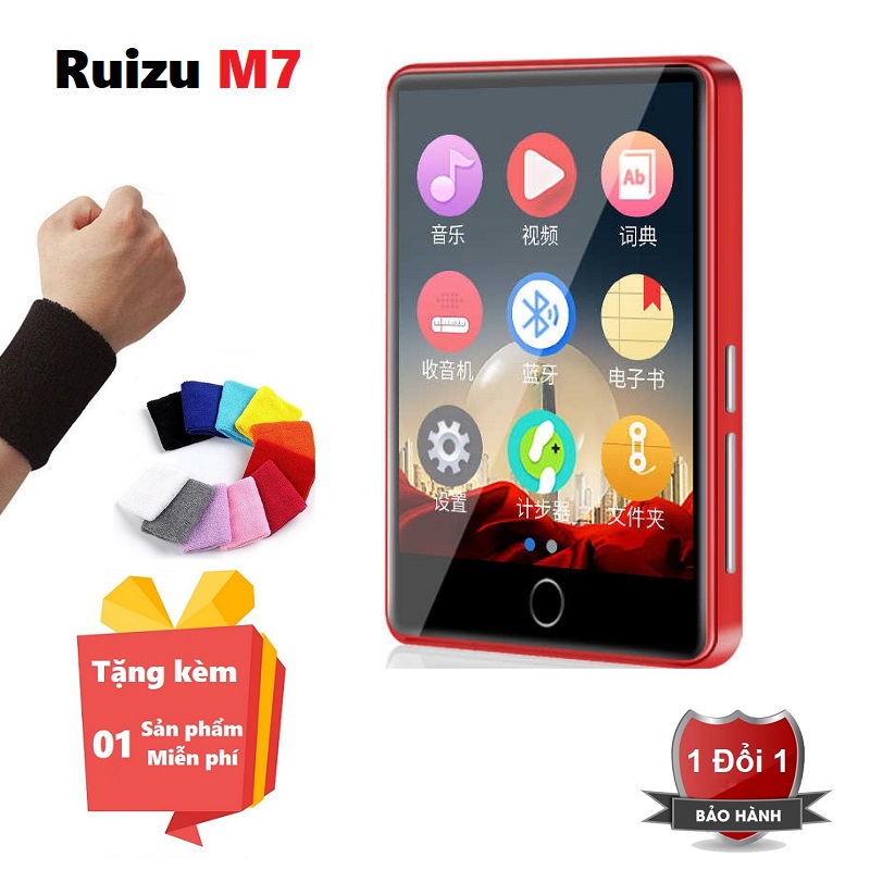 Máy nghe nhạc Bluetooth Ruizu M7 - Music player Ruizu M7 Bluetooth 4.0