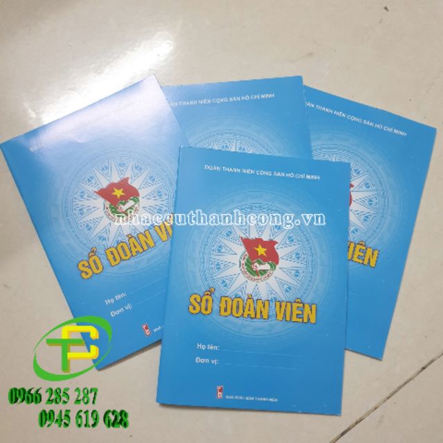 Sổ đoàn, sổ đoàn viên màu xanh ZC-Bách Hóa Online