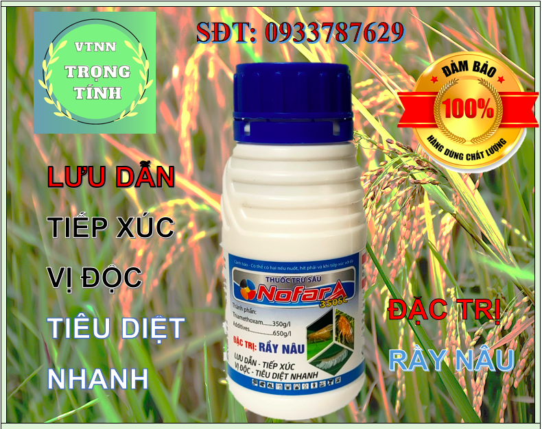 Thuốc trừ sâu nofara 350 sc chai 240ml tiêu diệt rầy nâu nhanh chóng