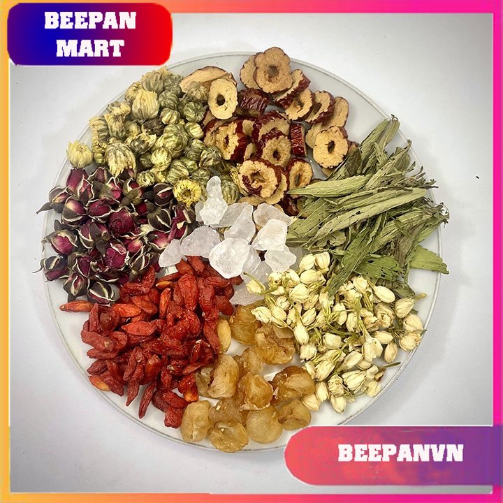Trà Dưỡng Nhan 7 Vị Gói 10gr ~ 15gr - BeePan - Giúp Đẹp Da, Giảm Mun, Làm Mát Gan