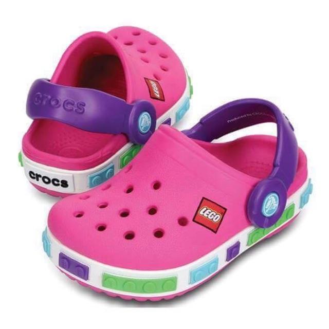 Sục Cross LEGO trẻ em (hồng)- tặng 4 hình gắn