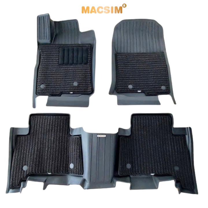 2-Layer Floor Mats for 2 Rows of Seats for Toyota Prado 2010+ Brand Macsim 3W, High-Quality Molded Tpe Plastic Material - Black Giá 8,250,000 Đồng*Miễn phí vận chuyển